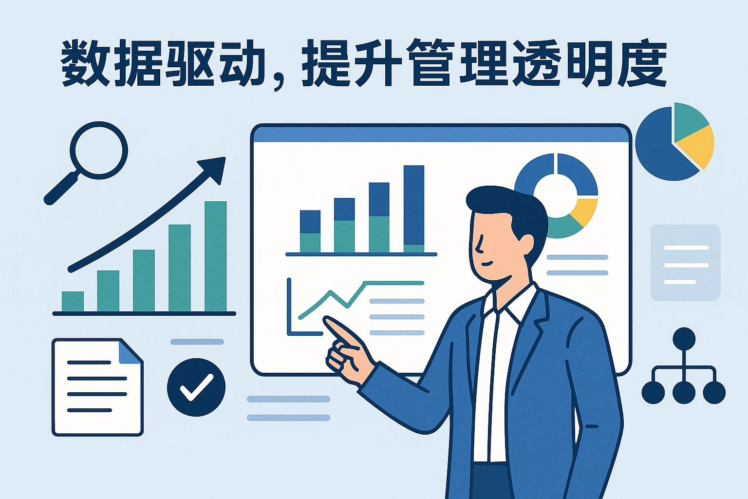 数据驱动，提升管理透明度