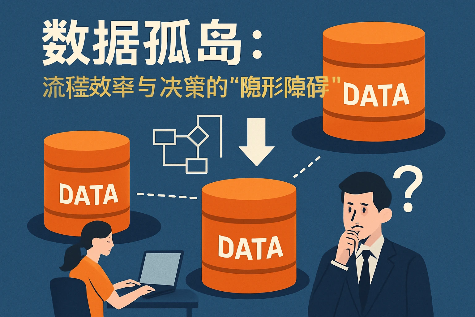 2. 数据孤岛：流程效率与决策的“隐形障碍”