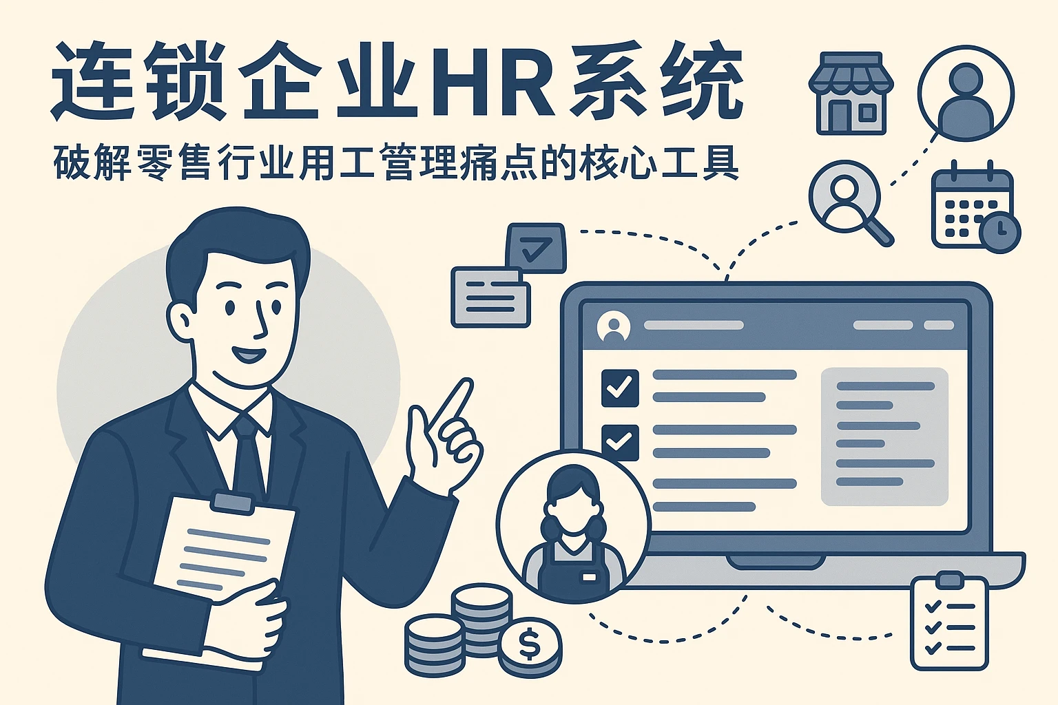 连锁企业HR系统：破解零售行业用工管理痛点的核心工具