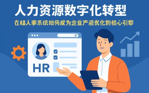 人力资源数字化转型：在线人事系统如何成为企业产能优化的核心引擎