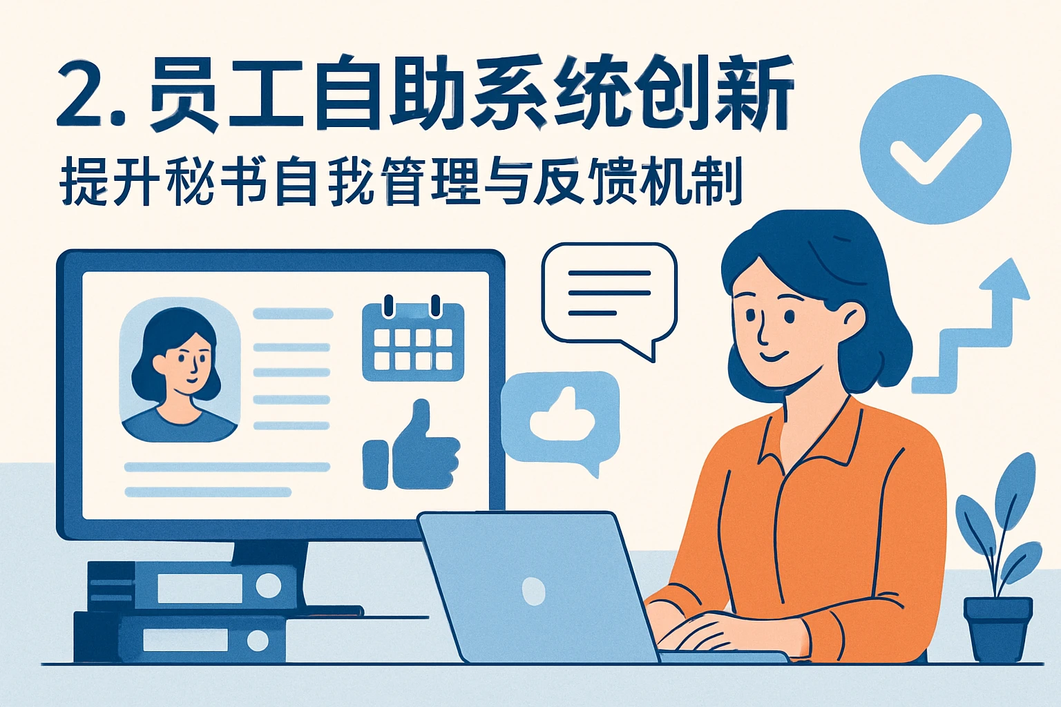 2. 员工自助系统创新：提升秘书自我管理与反馈机制