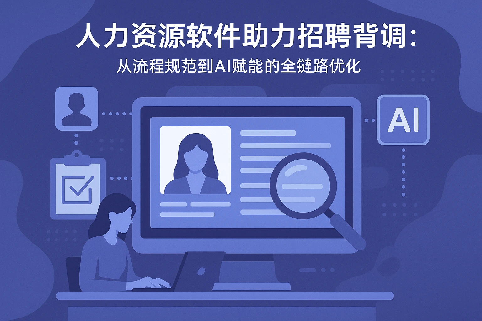 人力资源软件助力招聘背调：从流程规范到AI赋能的全链路优化