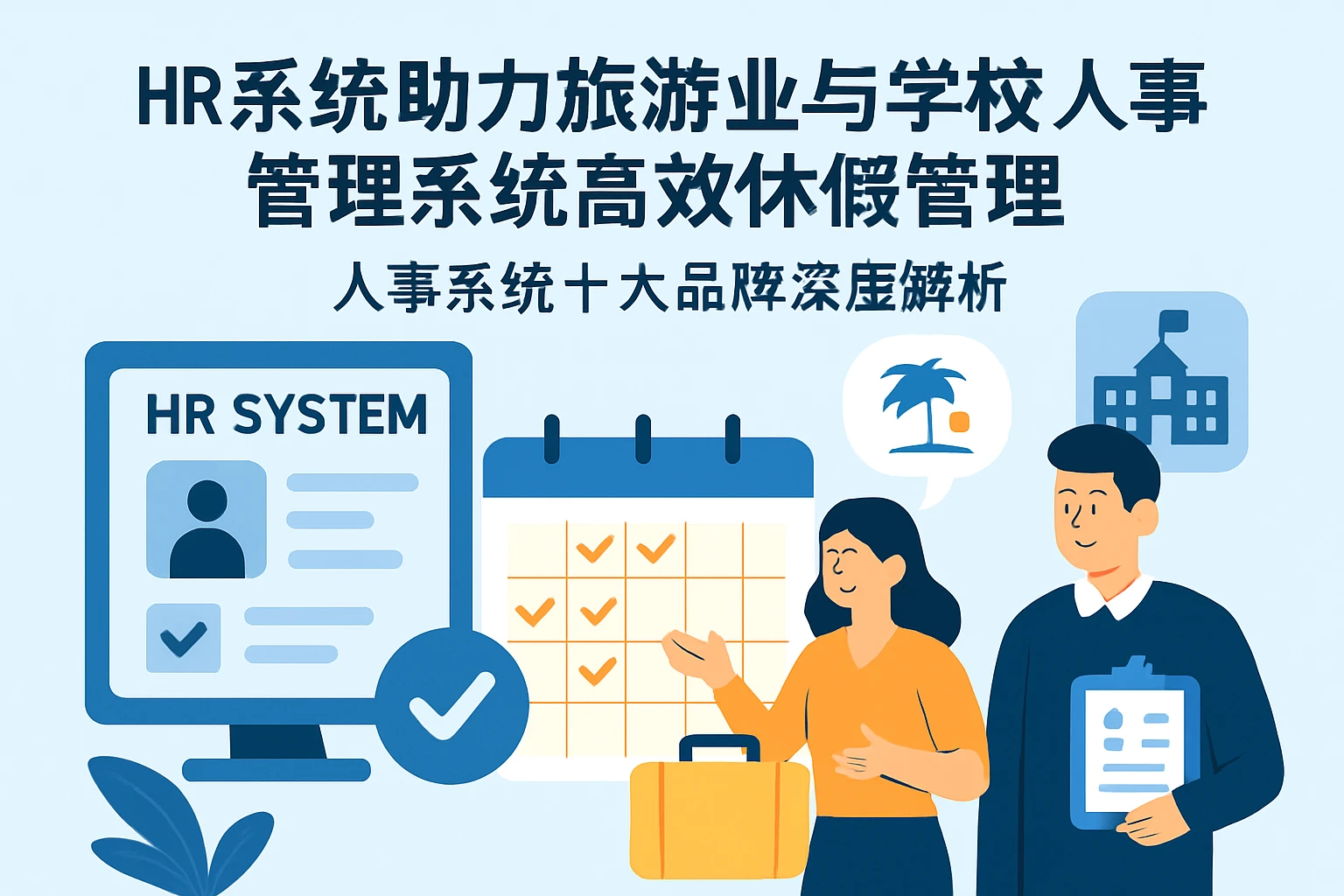 HR系统助力旅游业与学校人事管理系统高效休假管理——人事系统十大品牌深度解析