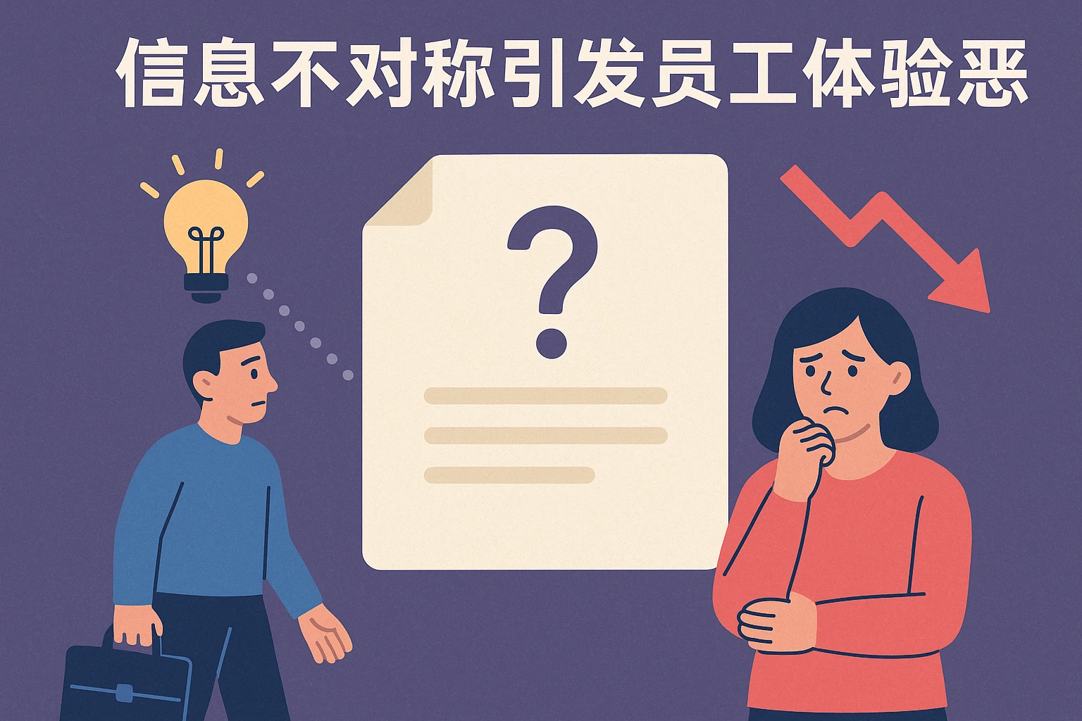 2. 信息不对称引发员工体验恶化