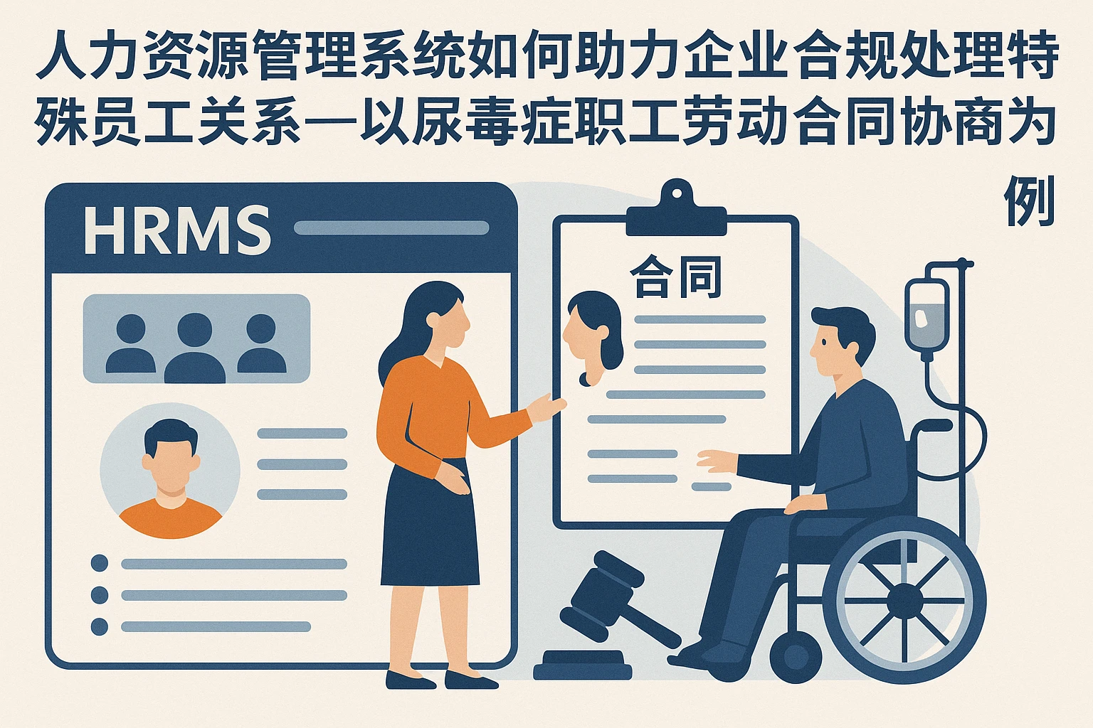 人力资源管理系统如何助力企业合规处理特殊员工关系——以尿毒症职工劳动合同协商为例