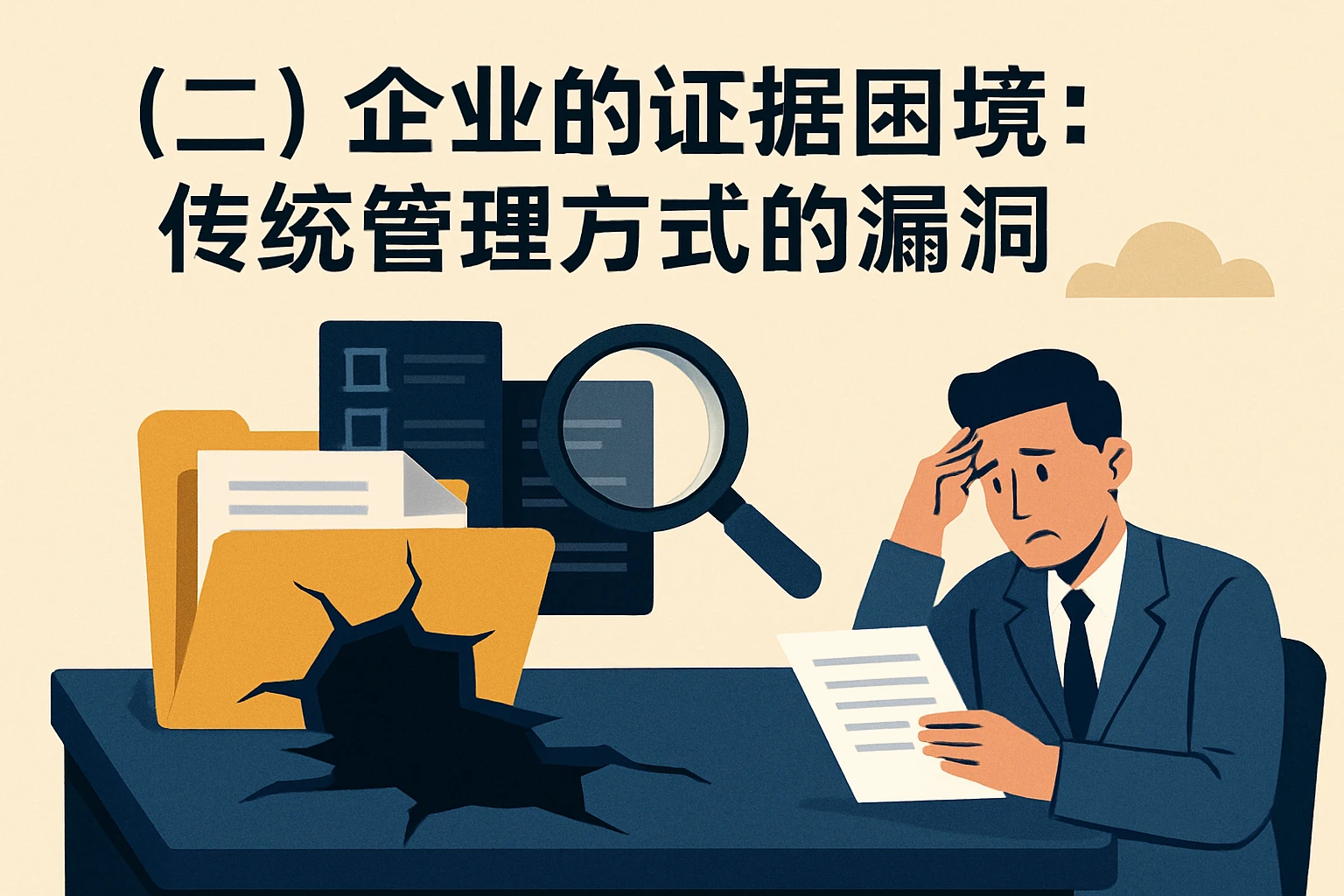 （二）企业的证据困境：传统管理方式的漏洞