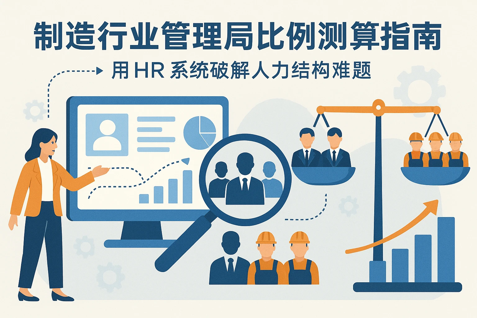 制造行业管理层比例测算指南：用HR系统破解人力结构难题