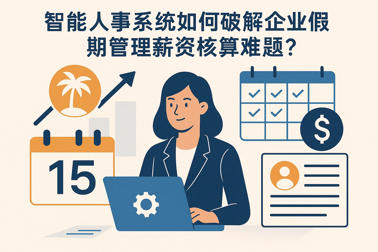 智能人事系统如何破解企业假期管理与薪资核算难题？