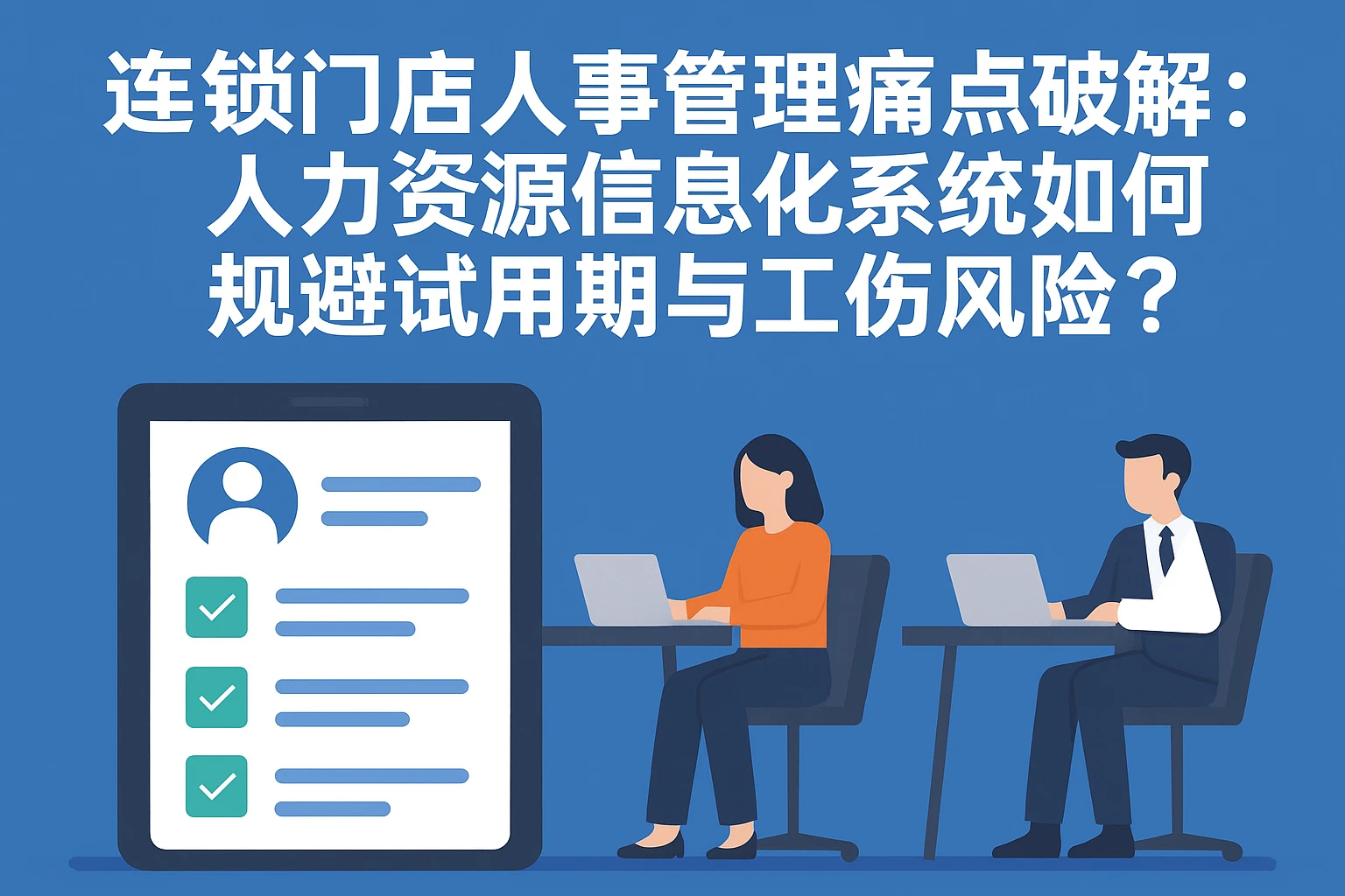 连锁门店人事管理痛点破解：人力资源信息化系统如何规避试用期与工伤风险？