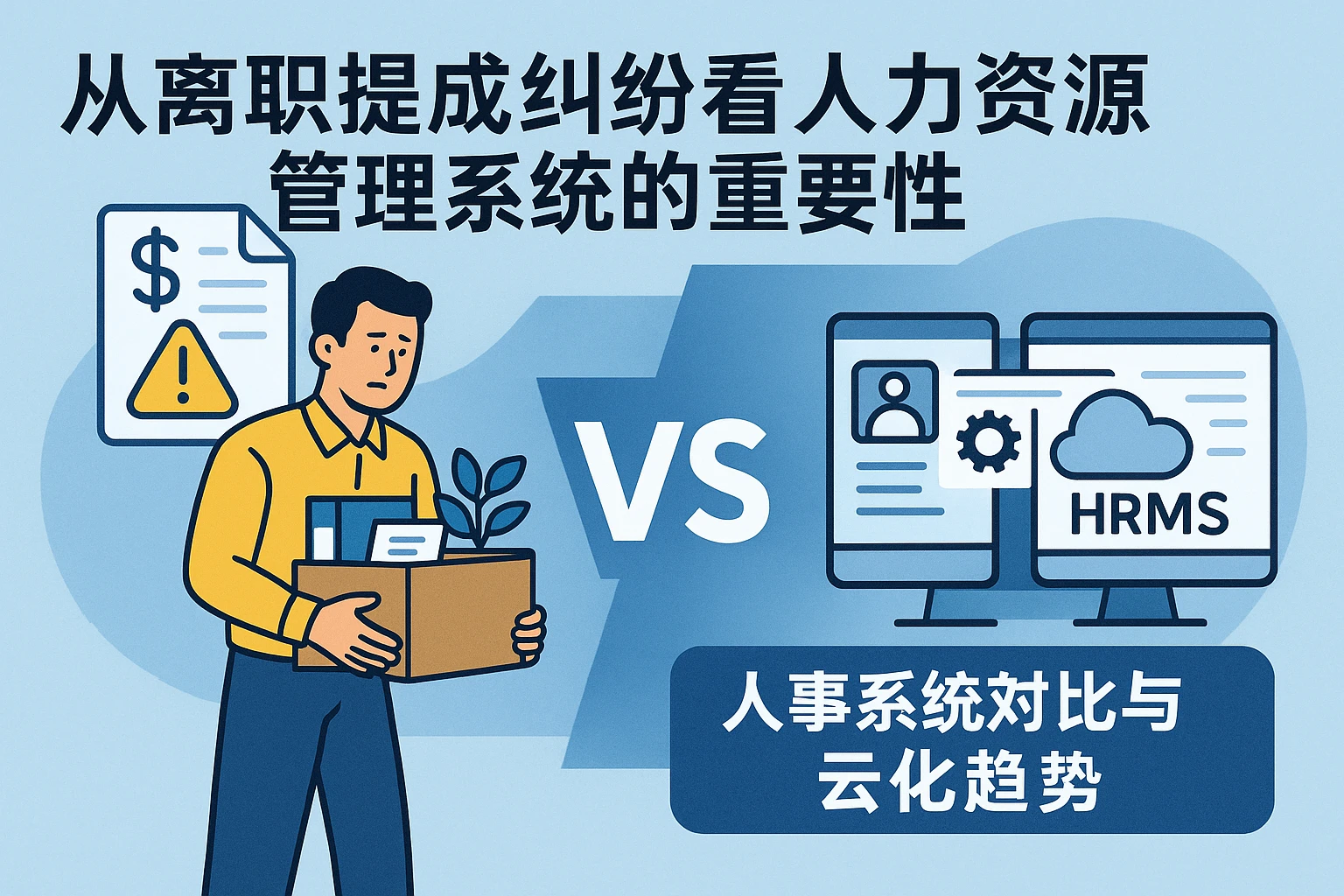 从离职提成纠纷看人力资源管理系统的重要性：人事系统对比与云化趋势