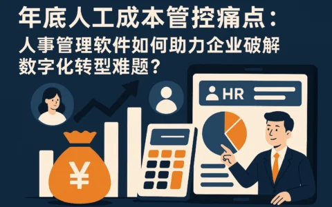 年底人工成本管控痛点：人事管理软件如何助力企业破解数字化转型难题？