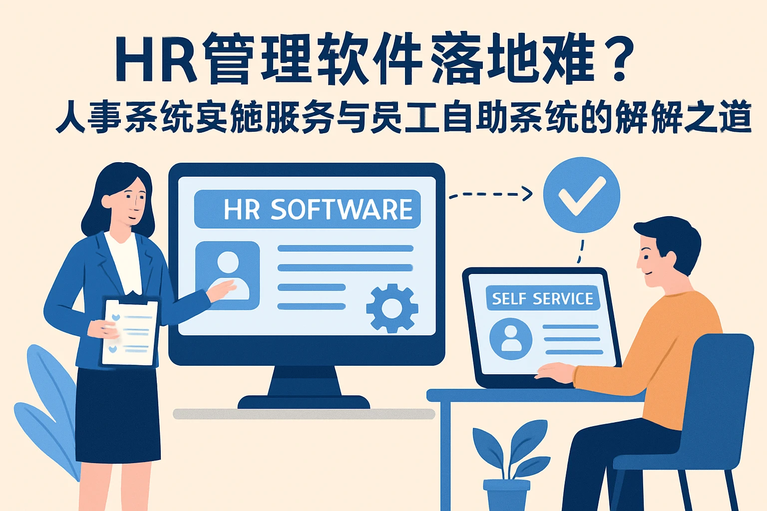 HR管理软件落地难？人事系统实施服务与员工自助系统的破解之道