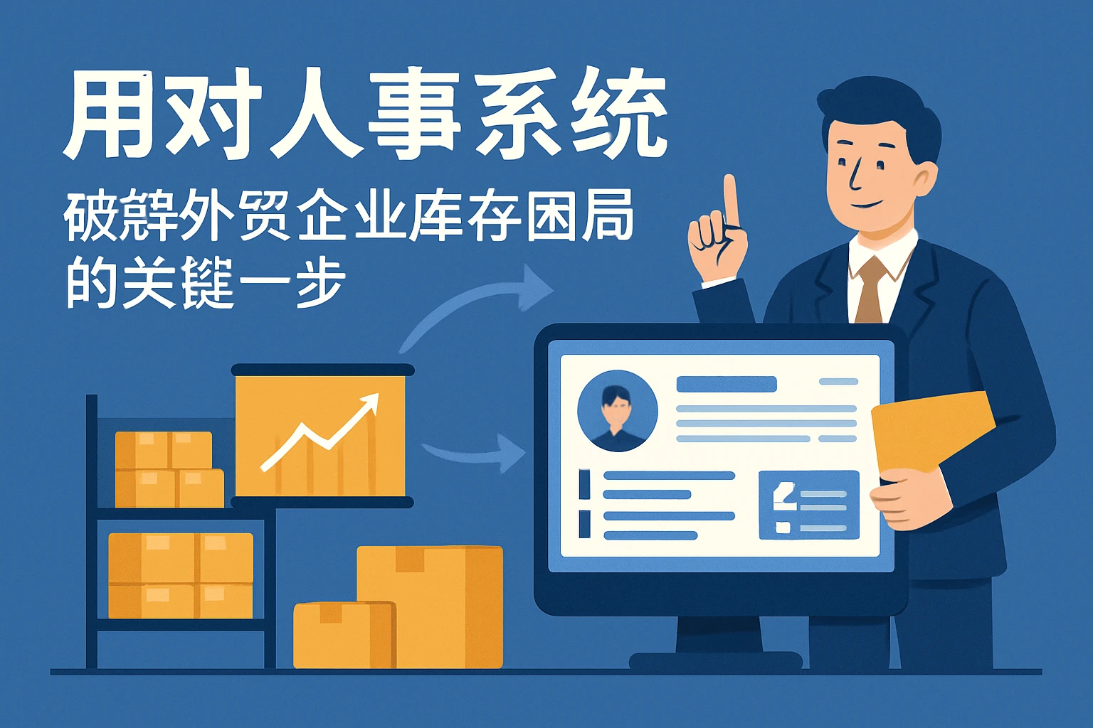 用对人事系统：破解外贸企业库存困局的关键一步