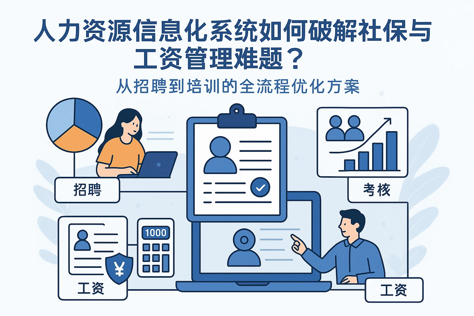 人力资源信息化系统如何破解社保与工资管理难题？从招聘到培训的全流程优化方案