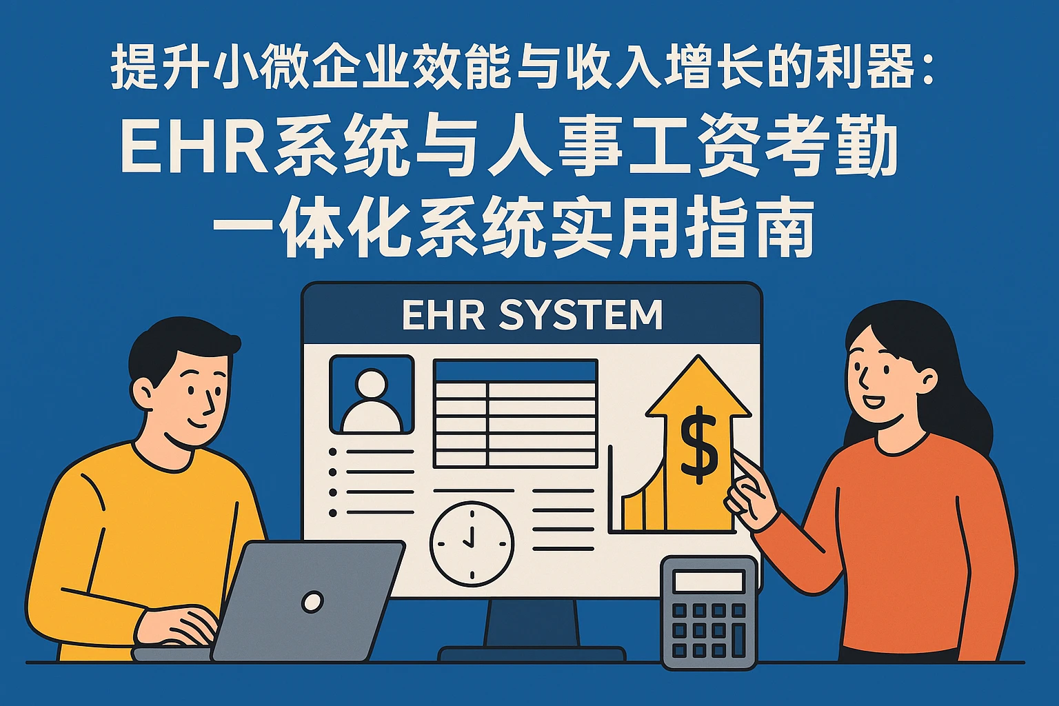 提升小微企业效能与收入增长的利器：EHR系统与人事工资考勤一体化系统实用指南