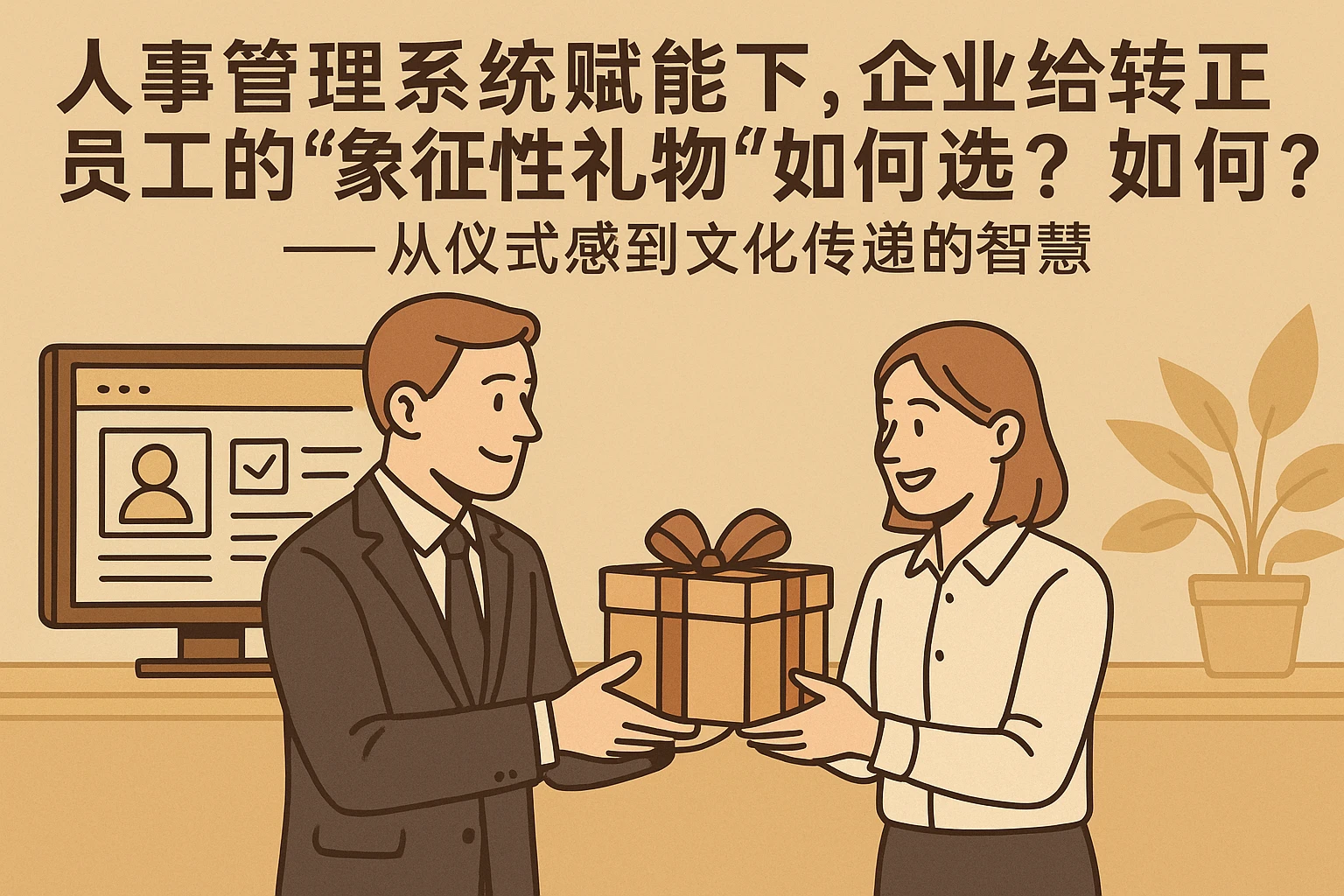 人事管理系统赋能下，企业给转正员工的“象征性礼物”如何选？——从仪式感到文化传递的智慧