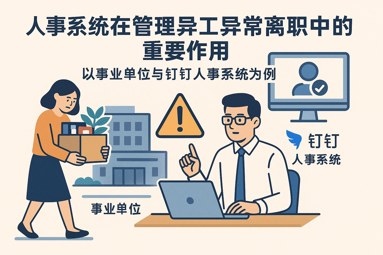 人事系统在管理员工异常离职中的重要作用——以事业单位与钉钉人事系统为例