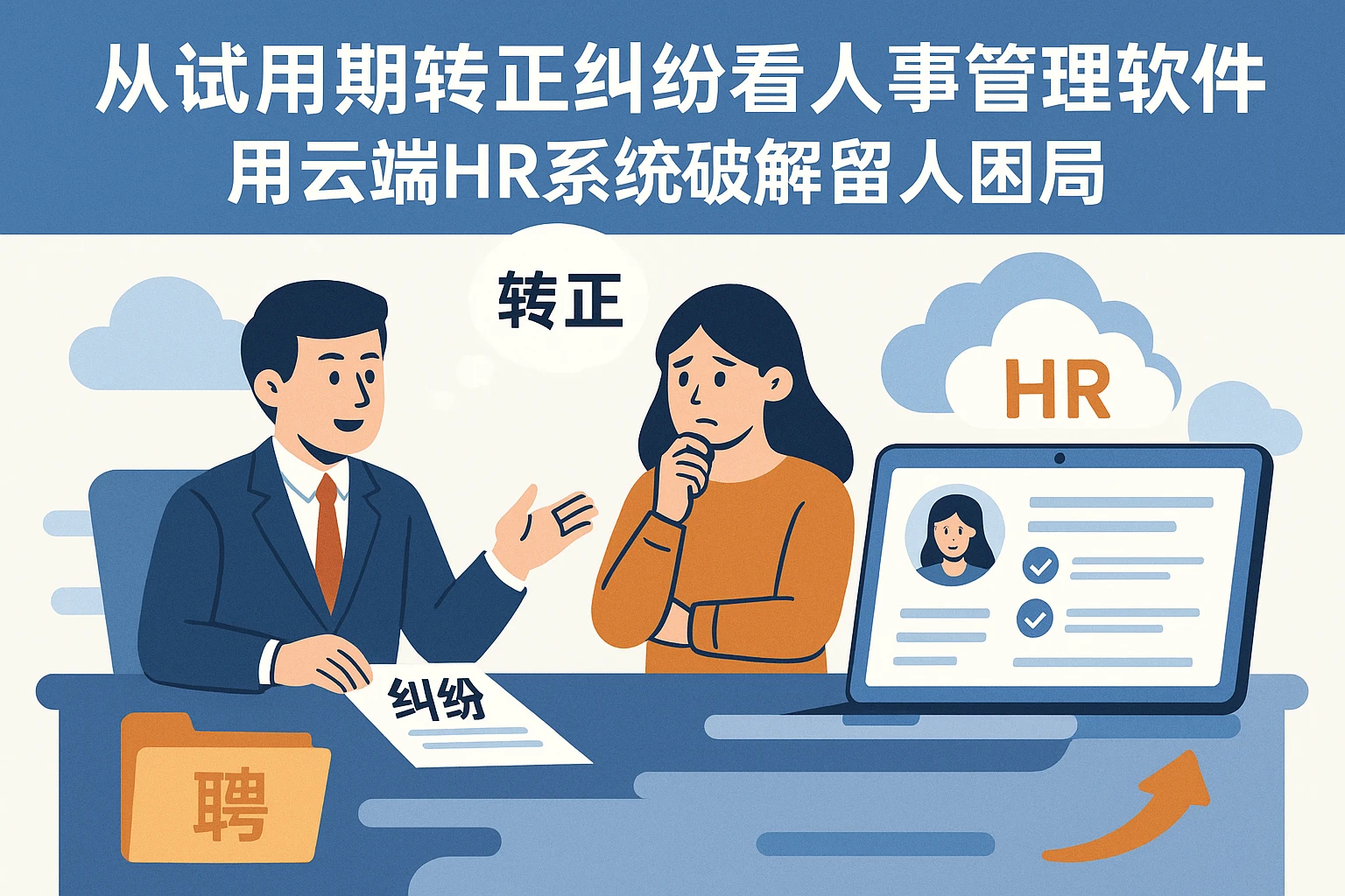 从试用期转正纠纷看人事管理软件的价值：用云端HR系统破解留人困局