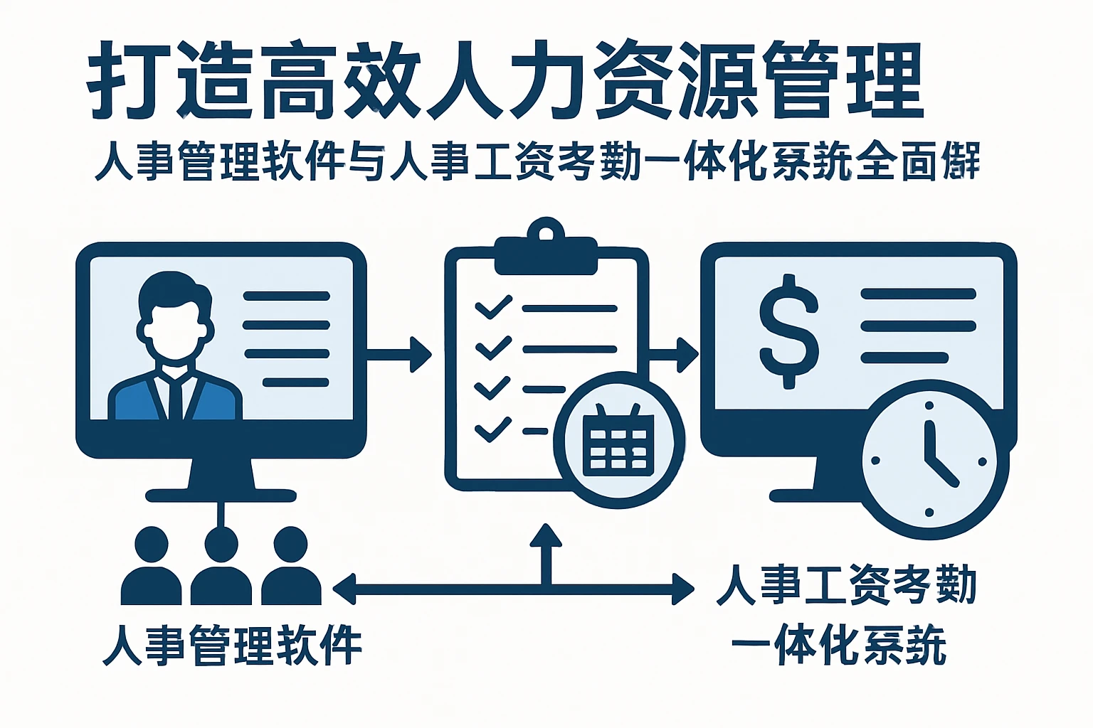 打造高效人力资源管理：人事管理软件与人事工资考勤一体化系统全面解析