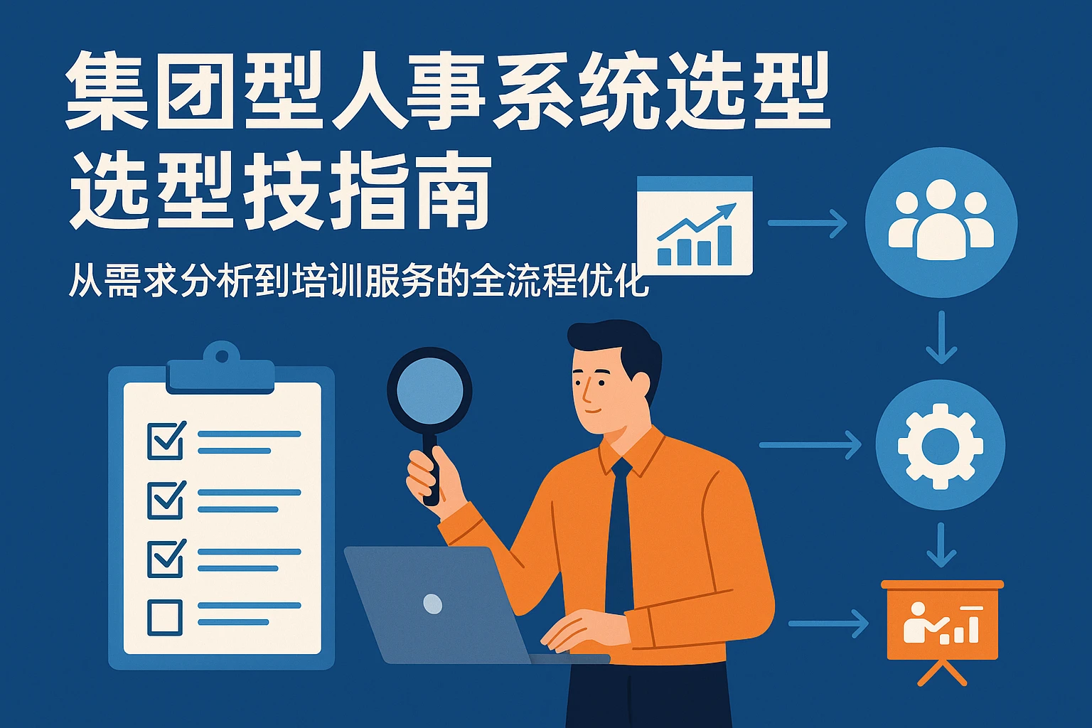 集团型人事系统选型与落地指南：从需求分析到培训服务的全流程优化