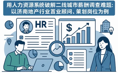 用人力资源系统破解二线城市薪酬调查难题：以济南地产行业置业顾问、策划岗位为例