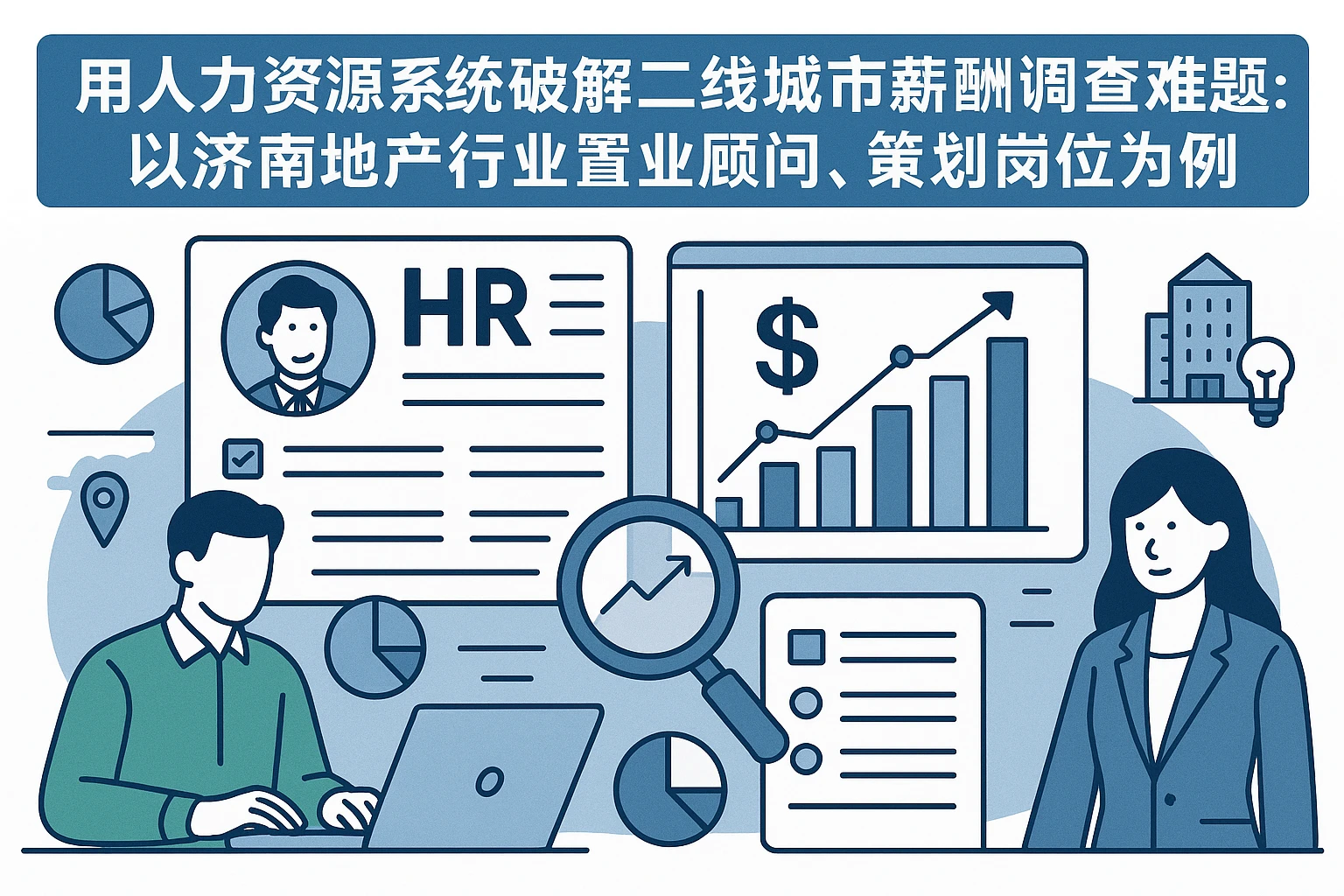 用人力资源系统破解二线城市薪酬调查难题：以济南地产行业置业顾问、策划岗位为例