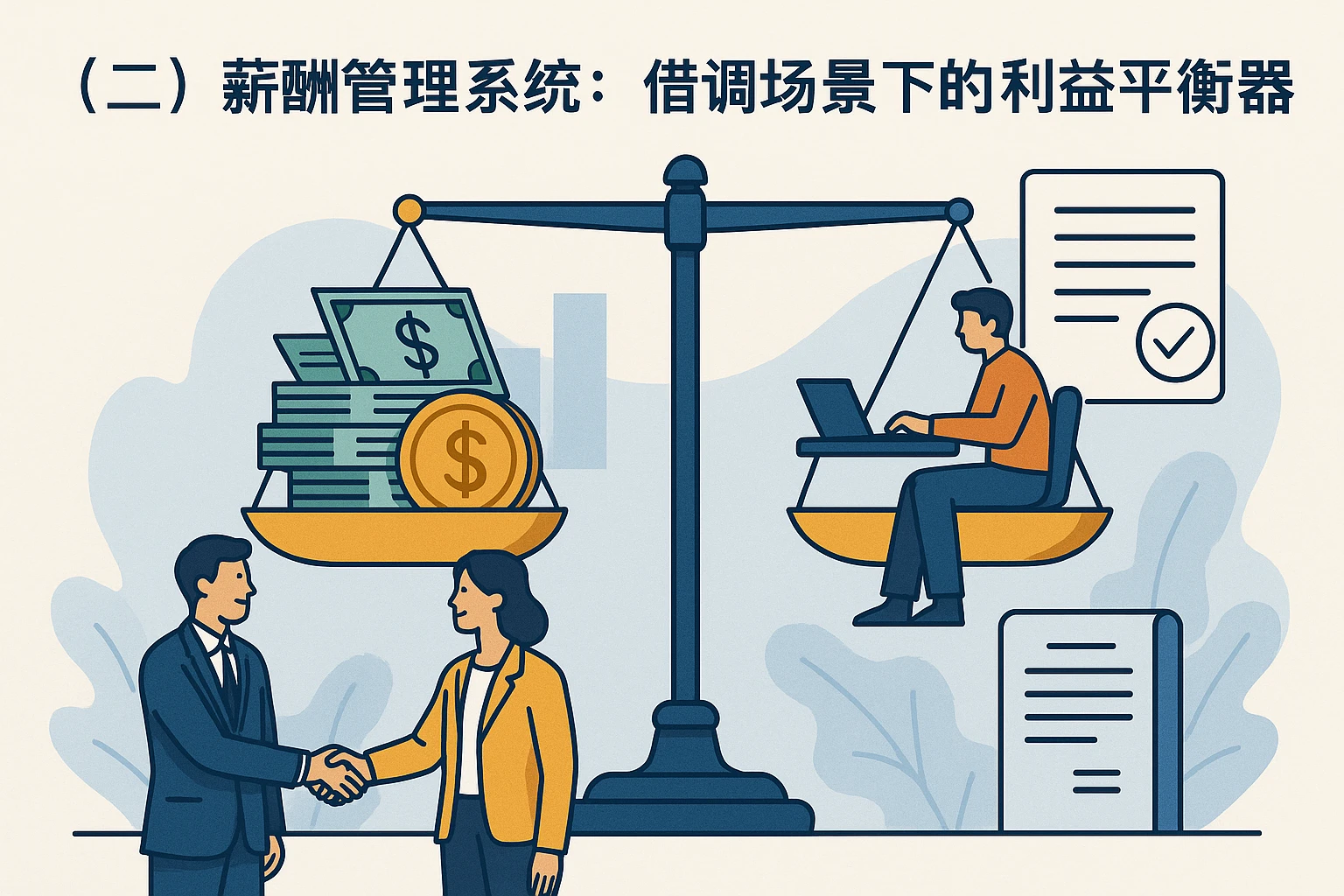 （二）薪酬管理系统：借调场景下的利益平衡器