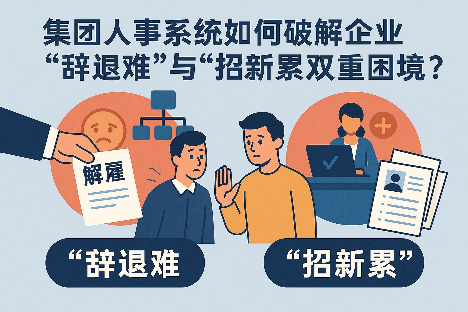 集团人事系统如何破解企业“辞退难”与“招新累”双重困境？
