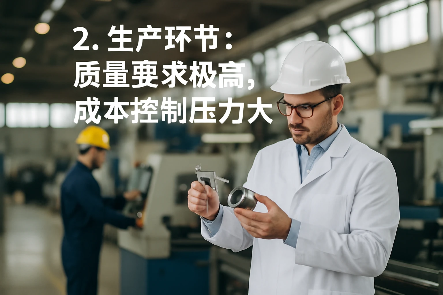 2. 生产环节：质量要求极高，成本控制压力大