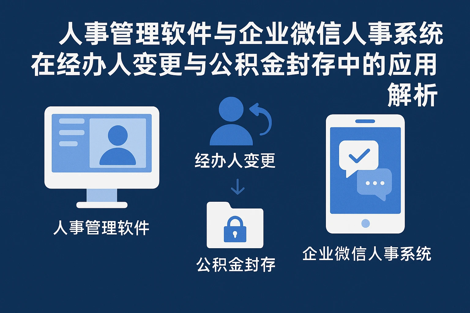 人事管理软件与企业微信人事系统在经办人变更与公积金封存中的应用解析