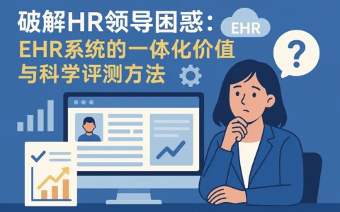 破解HR领导困惑：EHR系统的一体化价值与科学评测方法