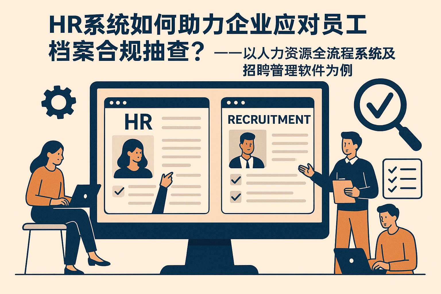 HR系统如何助力企业应对员工档案合规抽查？——以人力资源全流程系统及招聘管理软件为例