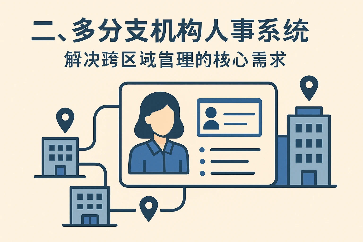 二、多分支机构人事系统：解决跨区域管理的核心需求