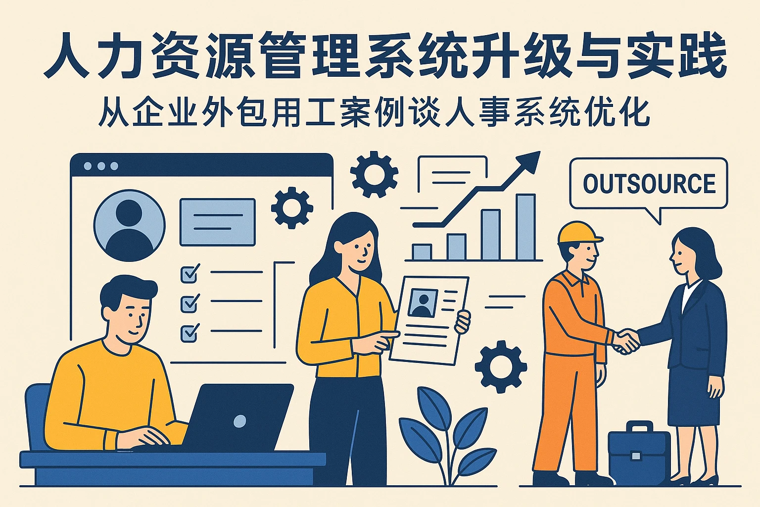 人力资源管理系统升级与实践：从企业外包用工案例谈人事系统优化