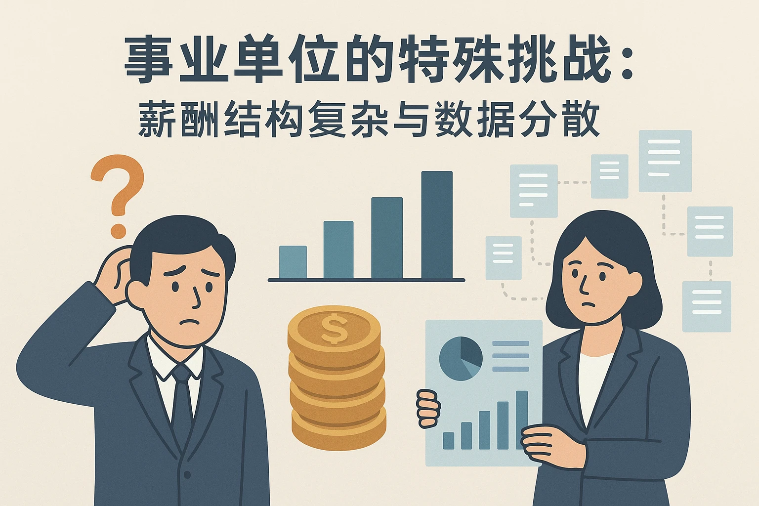 2. 事业单位的特殊挑战：薪酬结构复杂与数据分散
