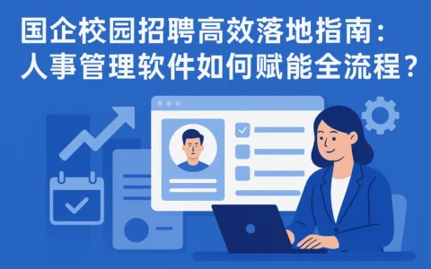 国企校园招聘高效落地指南：人事管理软件如何赋能全流程？