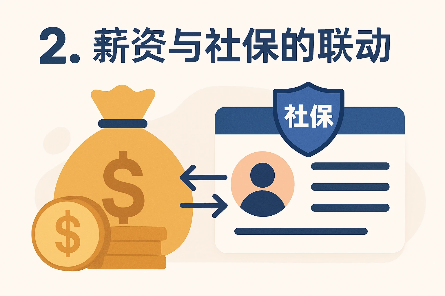 2. 薪资与社保的联动