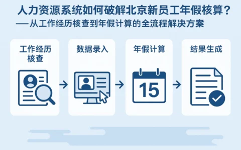 人力资源系统如何破解北京新员工年假核算痛点？——从工作经历核查到年假计算的全流程解决方案