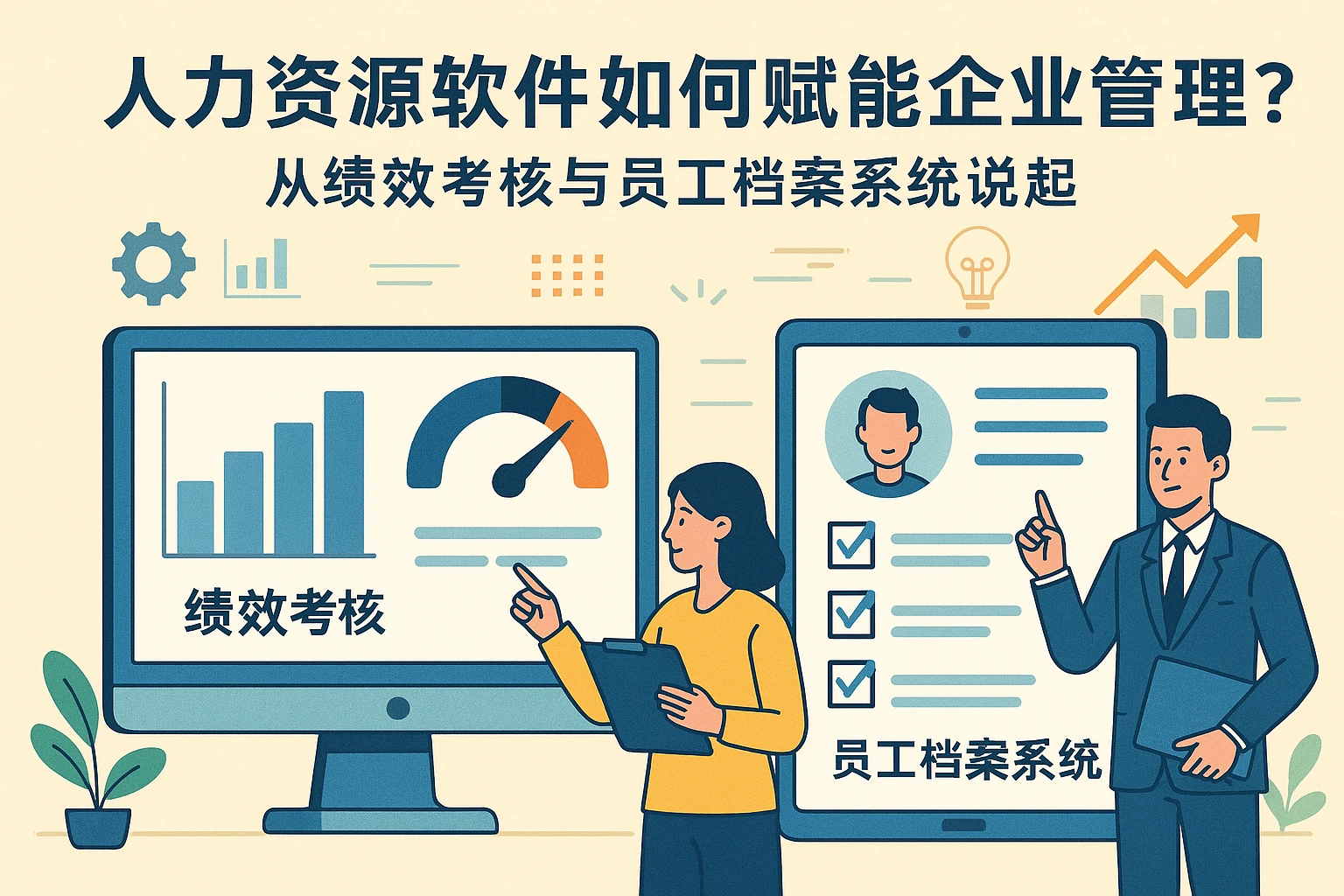 人力资源软件如何赋能企业管理？从绩效考核与员工档案系统说起