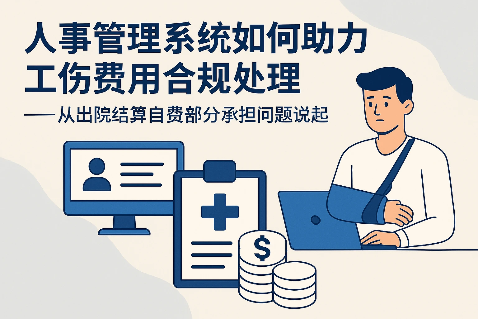 人事管理系统如何助力工伤费用合规处理——从出院结算自费部分承担问题说起