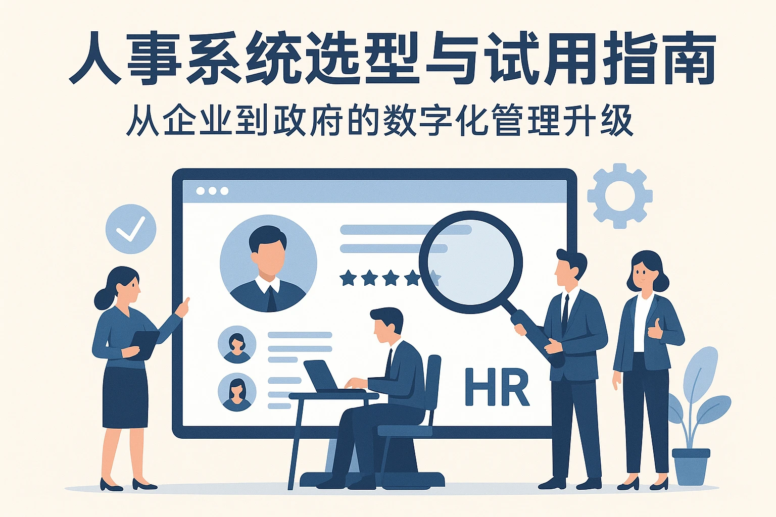 人事系统选型与试用指南：从企业到政府的数字化管理升级
