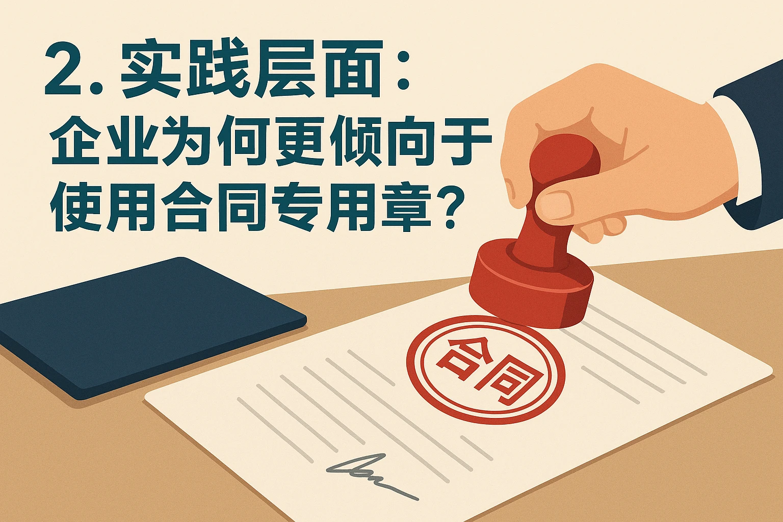 2. 实践层面：企业为何更倾向于使用合同专用章？