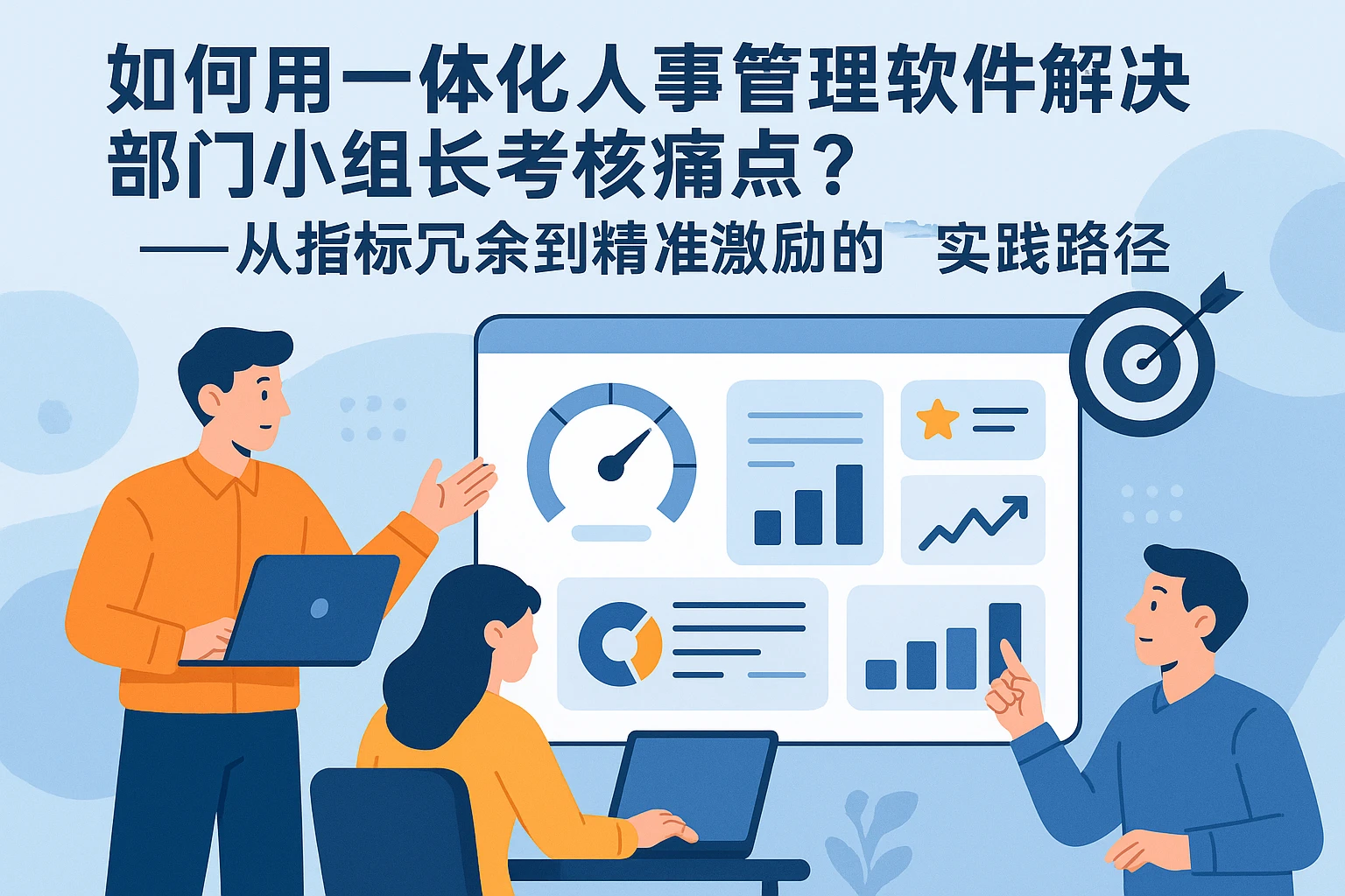 如何用一体化人事管理软件解决部门小组长考核痛点？——从指标冗余到精准激励的实践路径