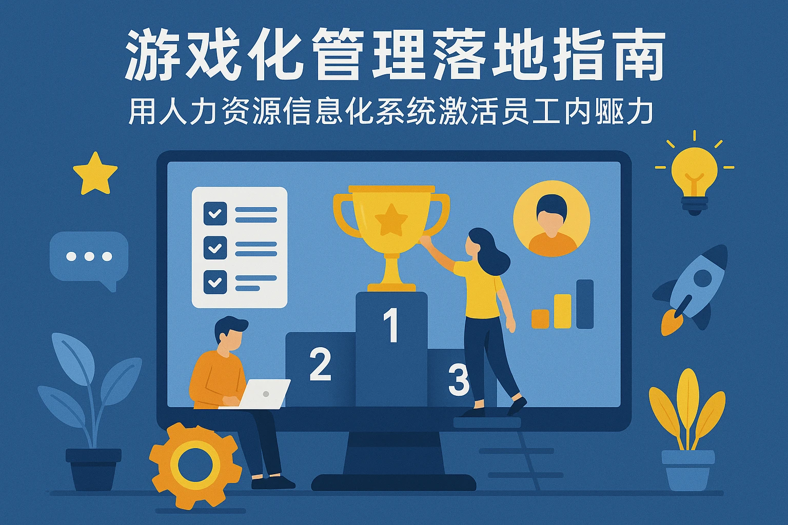 游戏化管理落地指南：用人力资源信息化系统激活员工内驱力