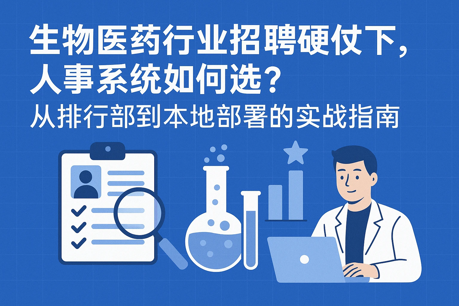 生物医药行业招聘硬仗下，人事系统如何选？从排行榜到本地部署的实战指南