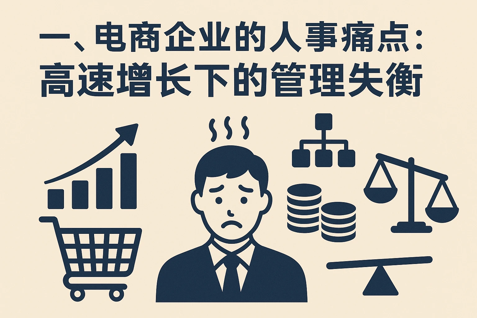 一、电商企业的人事痛点：高速增长下的管理失衡