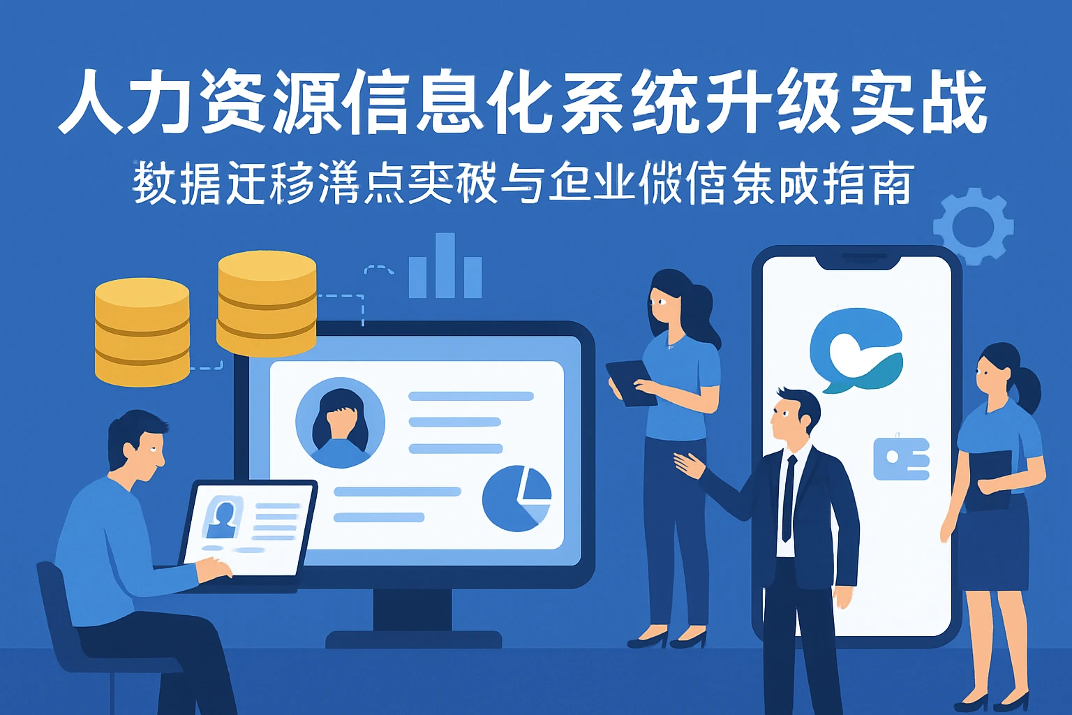 人力资源信息化系统升级实战：数据迁移难点突破与企业微信集成指南