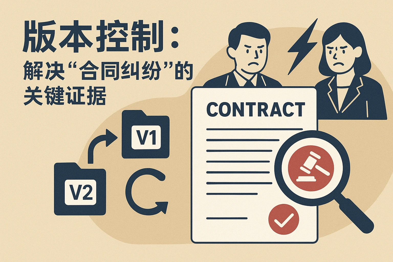 2. 版本控制：解决“合同纠纷”的关键证据