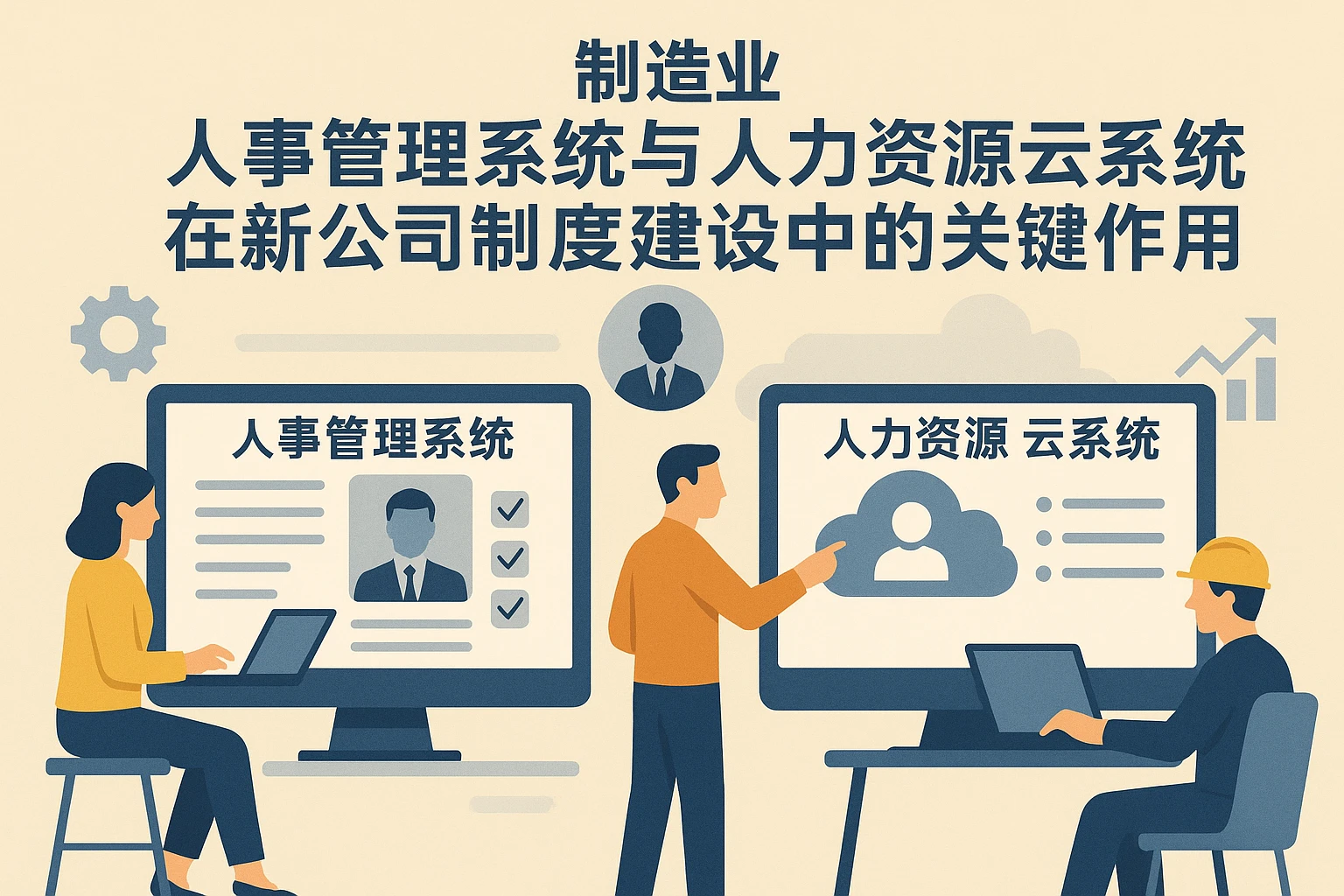 制造业人事管理系统与人力资源云系统在新公司制度建设中的关键作用
