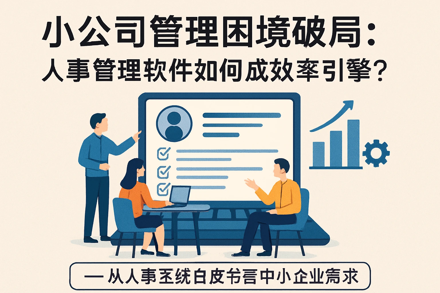 小公司管理困境破局：人事管理软件如何成为效率引擎？——从人事系统白皮书看中小企业需求